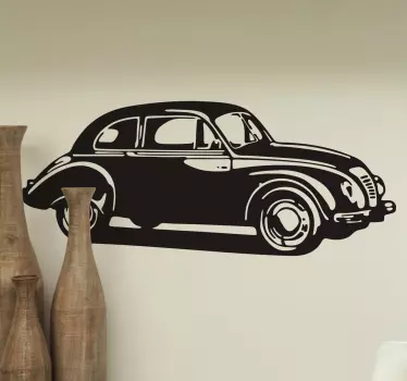 Vintage nalepka avtomobila turismo - TenStickers
