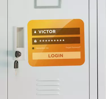 Nalepka za vhodna vrata - TenStickers