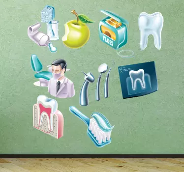 Zbiranje zobnih nalepk - TenStickers