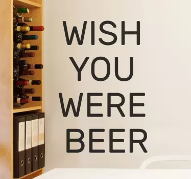 želim si da bi bil pivo - TenStickers
