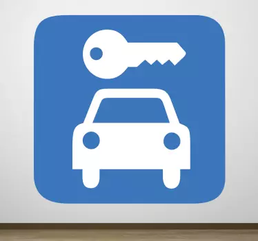 Znak nalepka za parkiranje - TenStickers