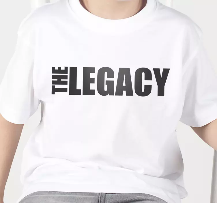 White legend statement majica - TenStickers