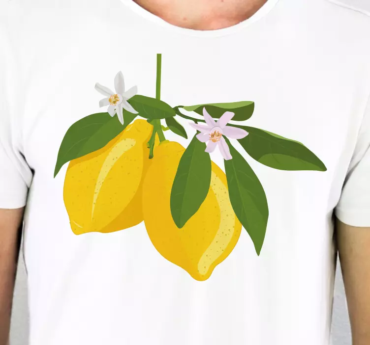 Luštna majica s sadjem limone - TenStickers