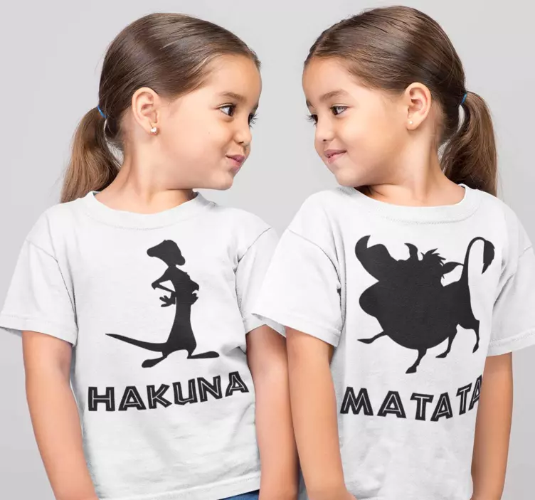 Majica za otroke hakuna matata - TenStickers