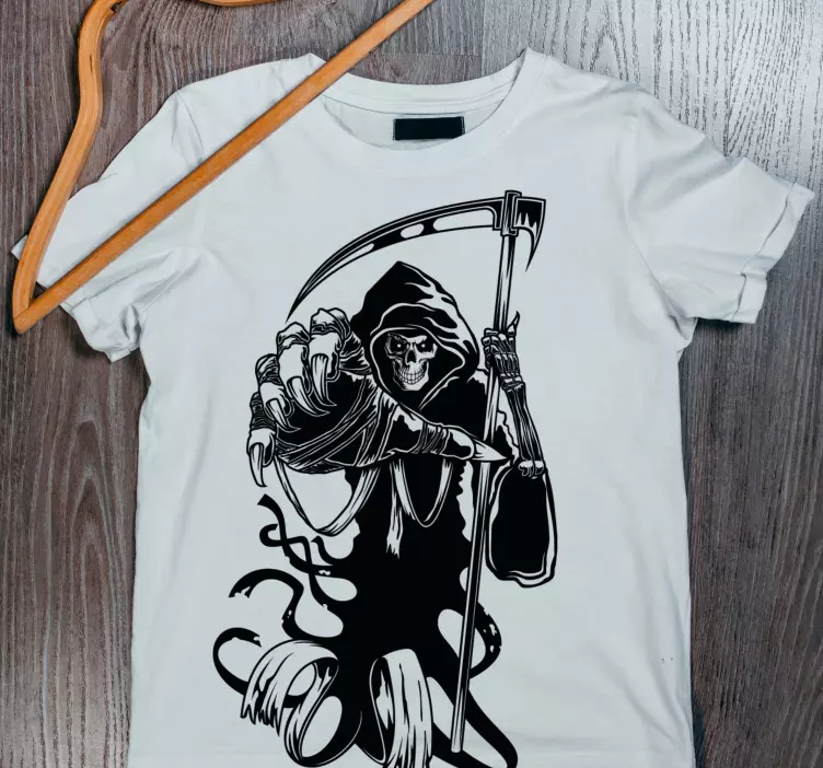 Originalna majica z nalepko za noč čarovnic zla silhueta - TenStickers