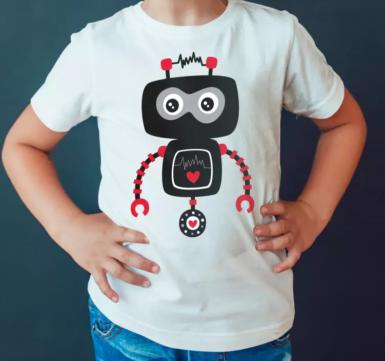 Otroški robot otroška majica - TenStickers