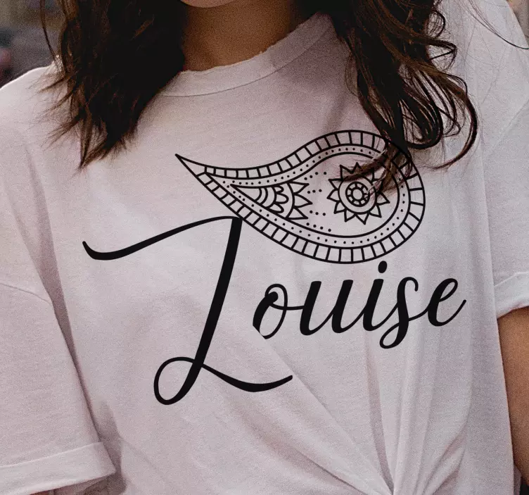 Majica v stilu retro paisley - TenStickers