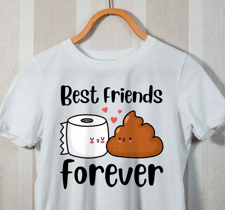 Wc smešna ponudba oblikovanja majica po meri - TenStickers