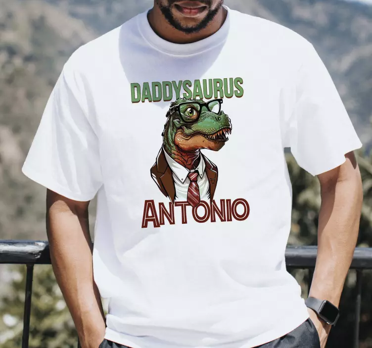 Majica za očetov dan daddy saurus - TenStickers