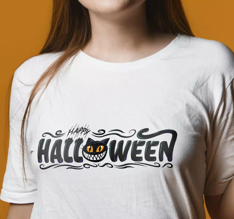 Vesela halloween pisava halloween majica - TenStickers