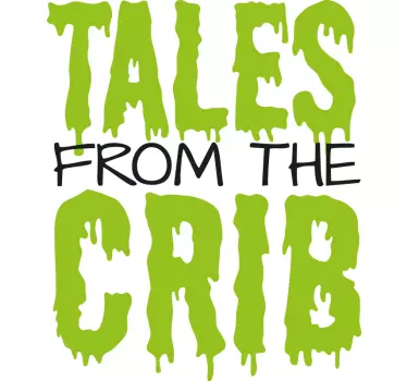 Tales crib humor dojenčkova majica - TenStickers