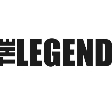 White legend statement majica - TenStickers