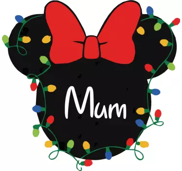 Božična družinska majica in hčerka disney - TenStickers