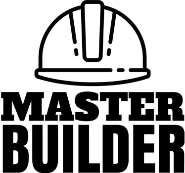 Master builder apparel majica - TenStickers