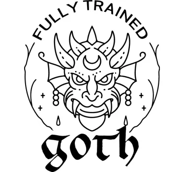 Gothic training apparel majica - TenStickers