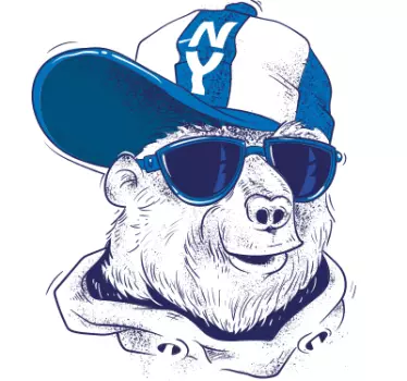 Cool monkey in shades majica - TenStickers