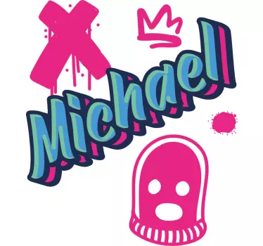Bold name statement majica - TenStickers