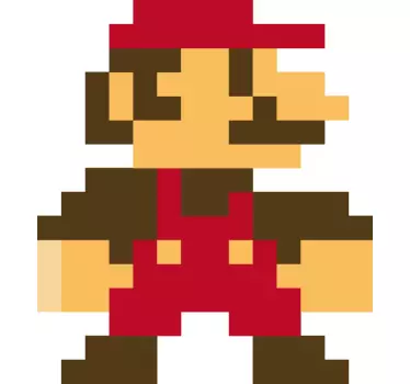 Pixelated character apparel majica - TenStickers
