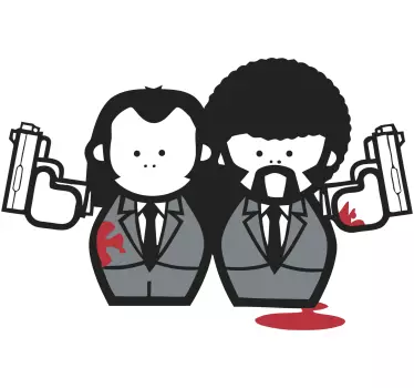 Majica iz risanke pulp fiction - TenStickers