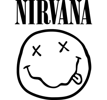 Majica z logotipom nirvana - TenStickers