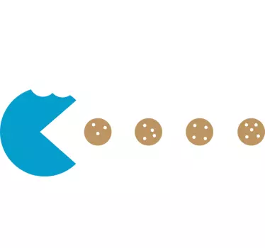 Colorful cookie monster majica - TenStickers