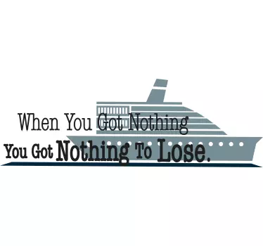 Titanic film majica motivacijski citat - TenStickers