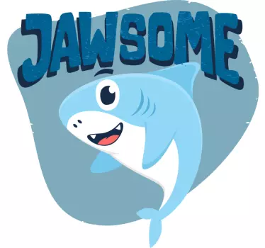 Jawsome shark design majica - TenStickers