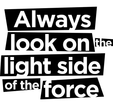 Always look light side majica - TenStickers