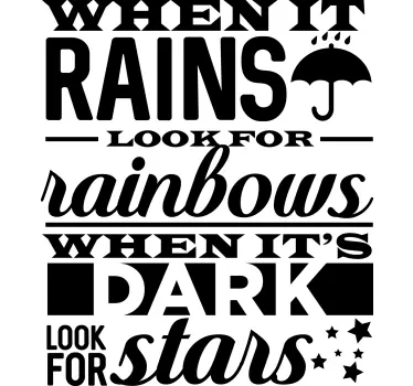 Inspiring positive outlook majica - TenStickers