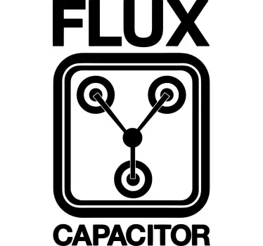 Flux capacitor concept majica - TenStickers