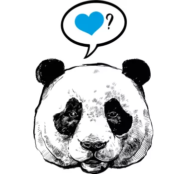 Majica za ljubitelje ljubkih pand - TenStickers