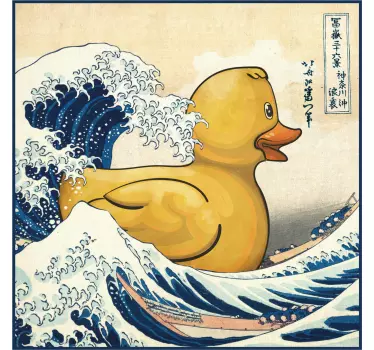 Kanagawa majica z gumijasto račko - TenStickers