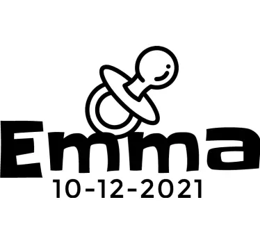 dude z imenom otroška majica - TenStickers