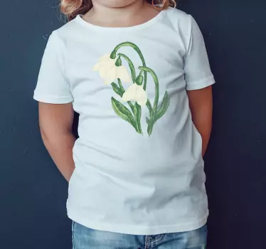 Bela pomladna roža majica - TenStickers