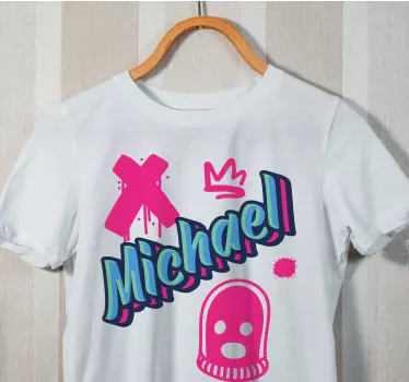 Bold name statement majica - TenStickers