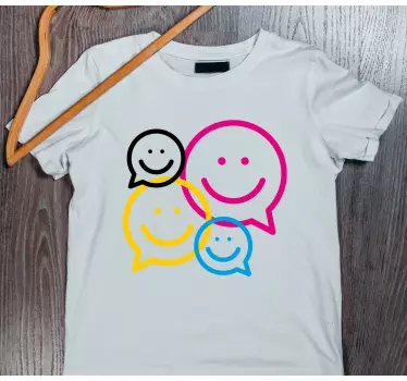 Cheerful faces collection majica - TenStickers