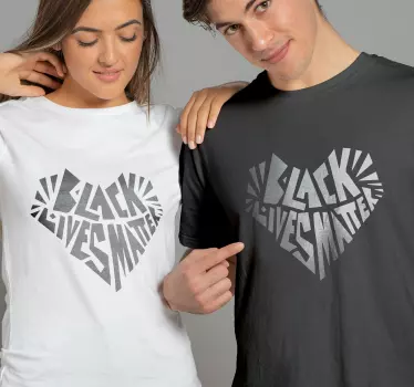 Heartfelt message apparel majica - TenStickers