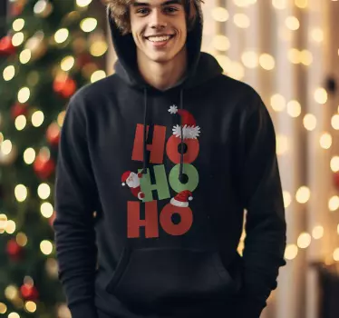 Ho Ho Ho božična majica - TenStickers