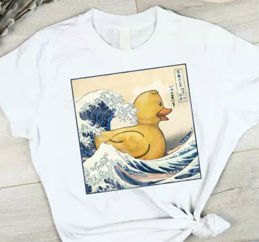Kanagawa majica z gumijasto račko - TenStickers