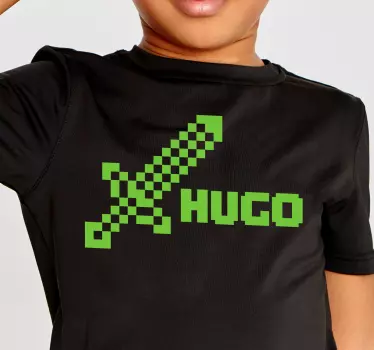 Majica po meri z diamantni meč - TenStickers