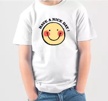 Majica s sporočilom nasmejanega obraza - TenStickers