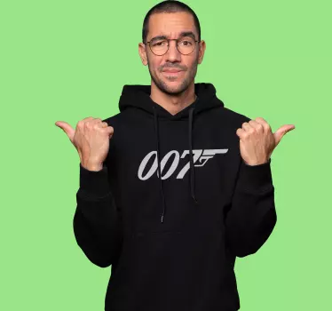 Majica z logotipom filma 007 - TenStickers