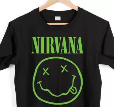 Majica z logotipom nirvana - TenStickers