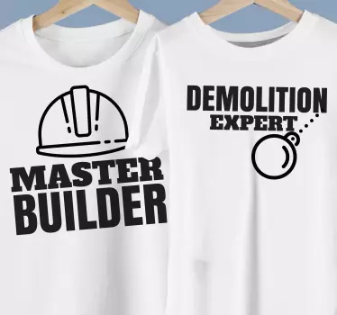 Master builder apparel majica - TenStickers