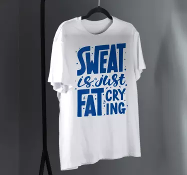 Motivacijski fitnes majica - TenStickers