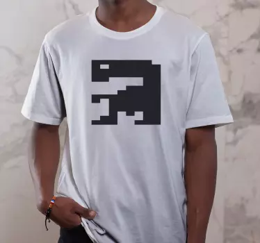 Pixelated monster graphic majica - TenStickers