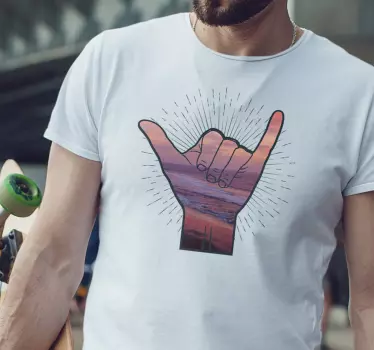 šaka roka z morsko majico - TenStickers