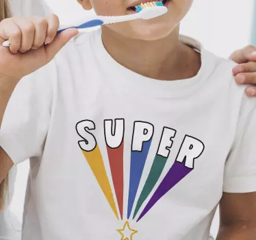 Super colorful rays majica - TenStickers