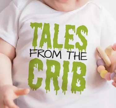 Tales crib humor dojenčkova majica - TenStickers