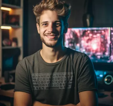 Tipkovnične tipkeTipkovnične tipke majica - TenStickers